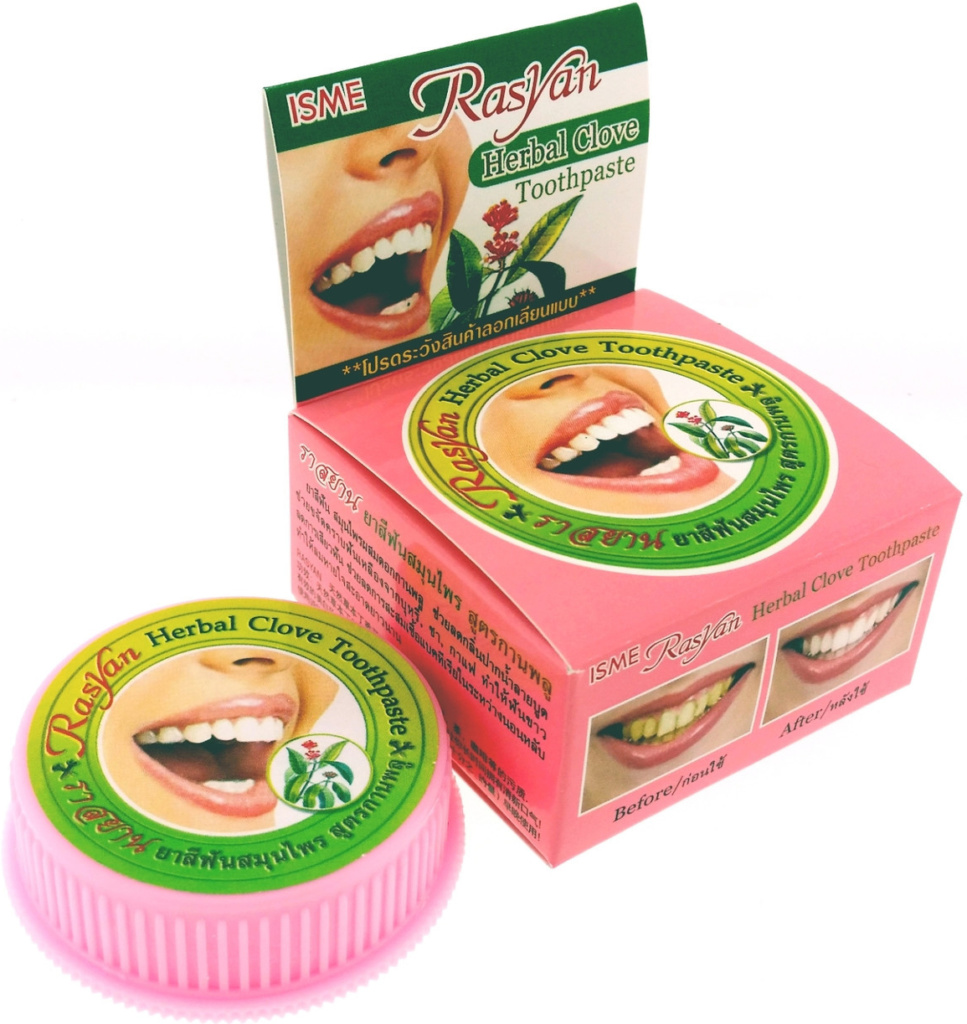 Відбілююча зубна паста Rasyan Herbal Clove Toothpaste від Isme | Товари ...
