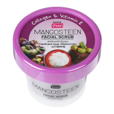 Скраб для обличчя мангостин з колагеном і вітаміном Е Mangasteen Facial Scrub від BANNA