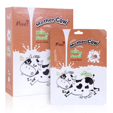 Тканинна маска Молоко і Равлик Mother Cow Milk & Snail від Moods