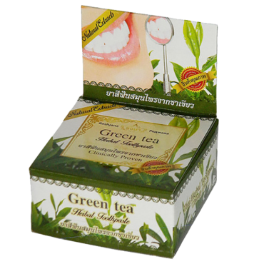 Відбілююча зубна паста Зелений Чай Green Tea Herbal Toothpaste