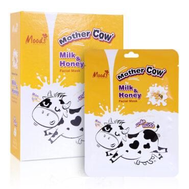 Тканинна маска Молоко і Мед Mother Cow Milk & Honey від Moods