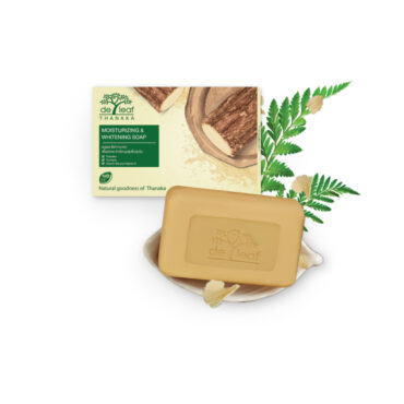 Безсульфатне відбілювальне мило з танакою De Leaf Thanaka Moisturizing & Whitening Soap