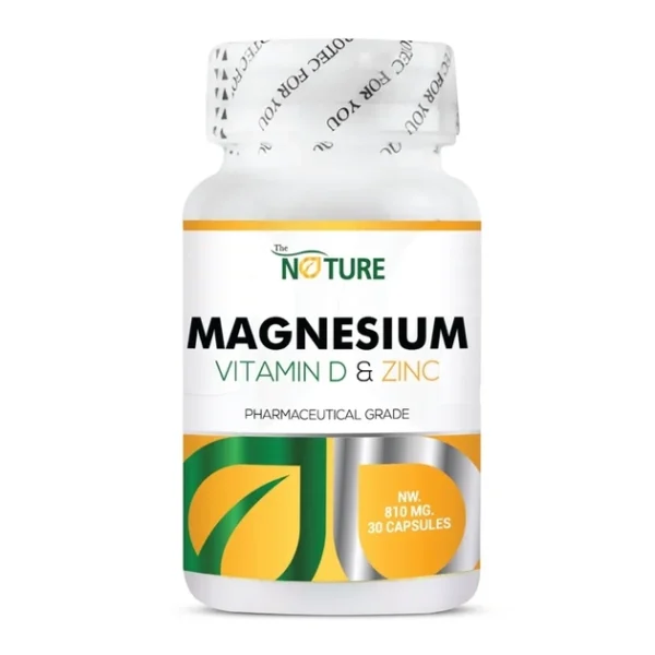 Біологічна добавка в капсулах з магнієм, вітаміном Д і цинком Magnesium The Nature